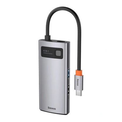 Baseus Metal Gleam Series 4-i-1 USB-C Hub