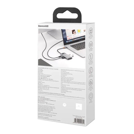 Baseus Metal Gleam Series 4-i-1 USB-C Hub
