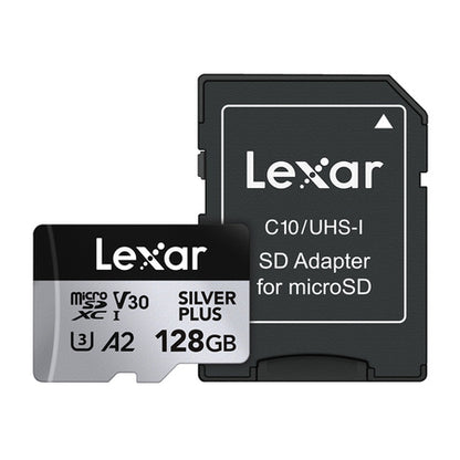 Lexar High-Performance Silver Plus microSDXC 128GB + adapter