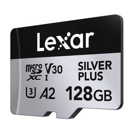 Lexar High-Performance Silver Plus microSDXC 128GB + adapter