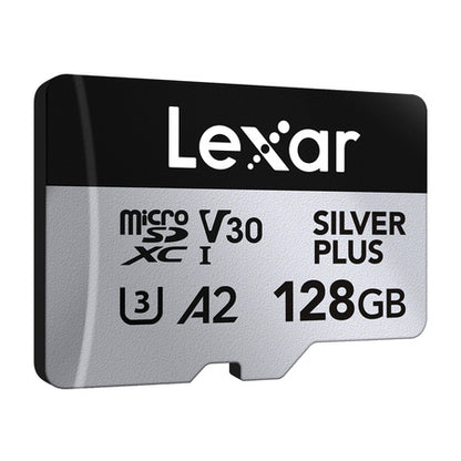 Lexar High-Performance Silver Plus microSDXC 128GB + adapter