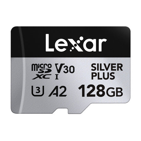 Lexar High-Performance Silver Plus microSDXC 128GB + adapter