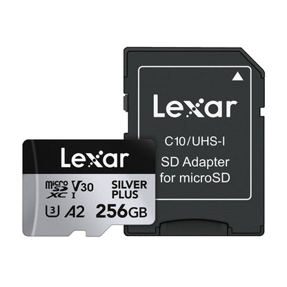 Lexar High-Performance Silver Plus microSDXC 256GB + adapter