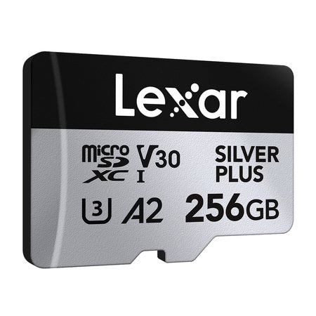 Lexar High-Performance Silver Plus microSDXC 256GB + adapter