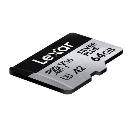 Lexar High-Performance Silver Plus microSDXC 64GB + adapter