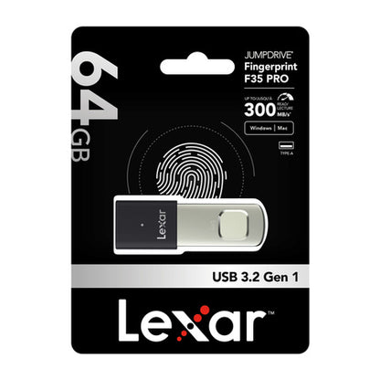 Lexar Fingerprint F35 PRO USB 3.2 64GB