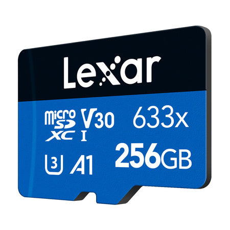 Lexar High-Performance 633x microSDXC 256GB + SD-adapter