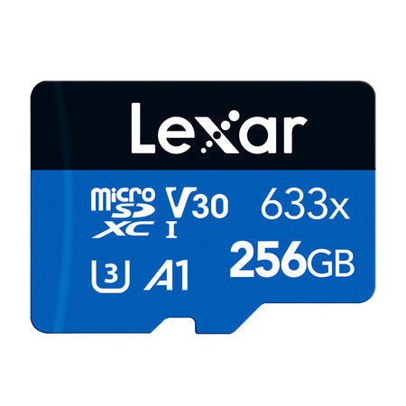 Lexar High-Performance 633x microSDXC 256GB + SD-adapter