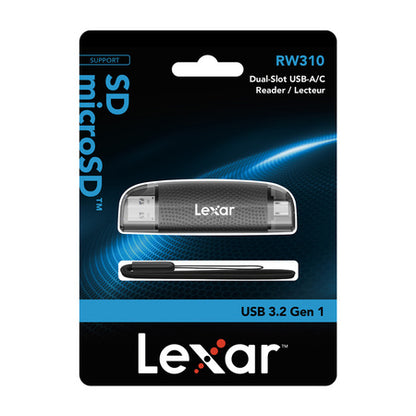 Lexar LRW310X Dual USB-A/C minneskortsläsare