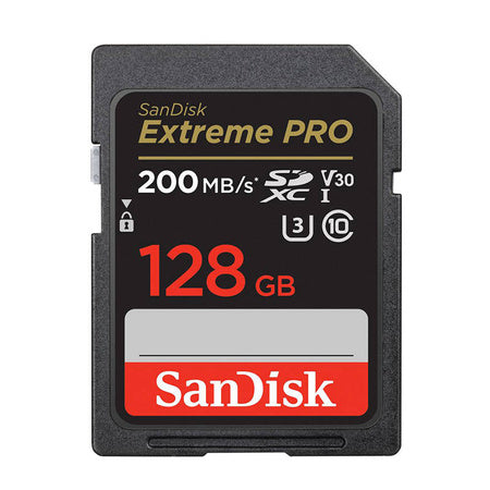 SanDisk Extreme PRO SDXC 128GB – 200/90 MB/s UHS-I U3 V30