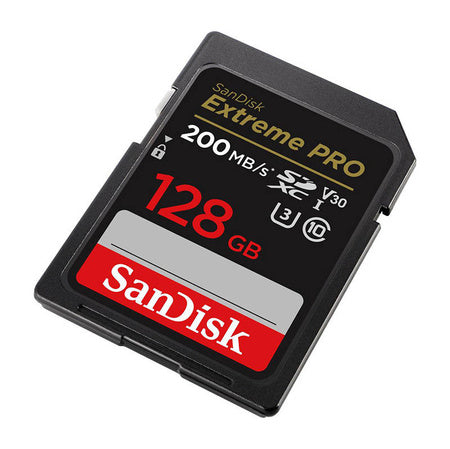 SanDisk Extreme PRO SDXC 128GB – 200/90 MB/s UHS-I U3 V30