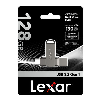 Lexar JumpDrive Dual Drive D400 USB 3.1 128GB