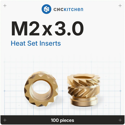 Gänginsats M2x3.0 - 100 st