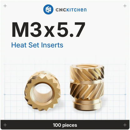 Gänginsats M3x5.7 - 100 st