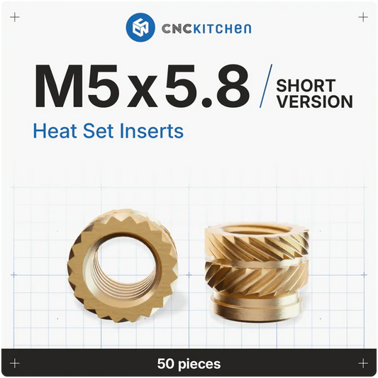 Gänginsats M5x5.8 (Korta) - 50 st