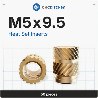 Gänginsats M5x9.5 - 50 st