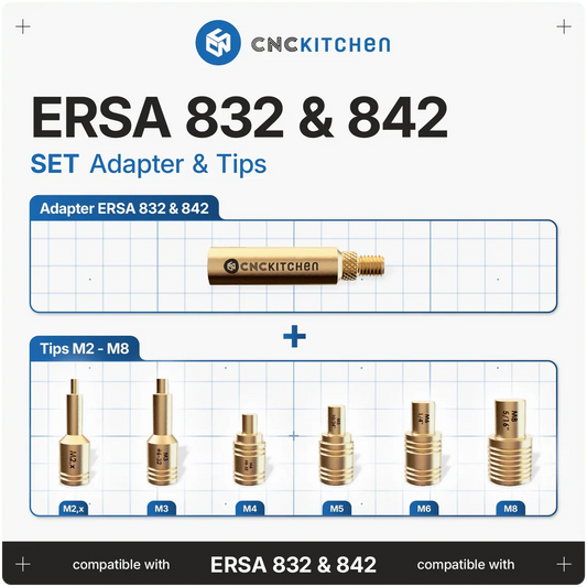 Lödspetsar SET kompatibla med Ersa 832 & 842