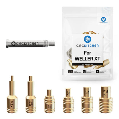 Lödspetsar SET kompatibla med Weller XT Koppar