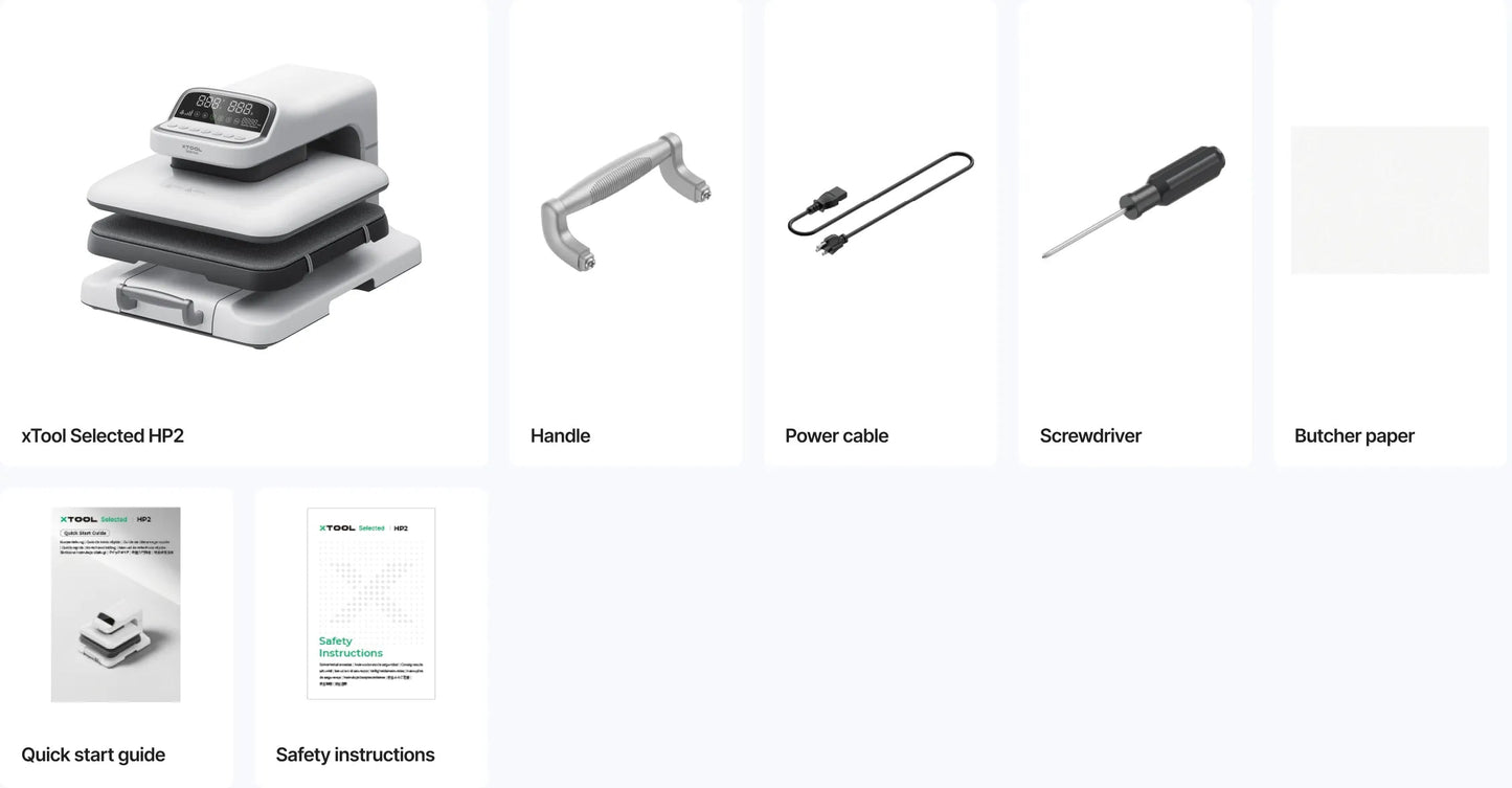xTool Selected HP2 Auto Heat Press