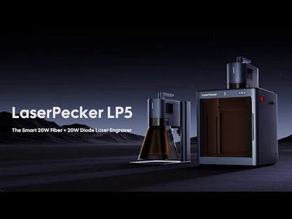 LaserPecker LP5 Fiber + Diode Laser Engraver