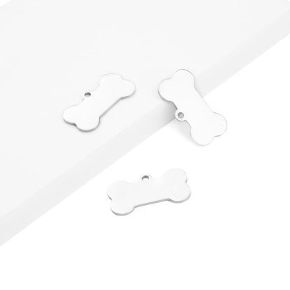 xTool Bone-Shaped Stainless Steel Dog Tag - 10 pcs