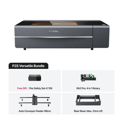 xTool P2S 55W - CO2 Desktop Laser Cutter