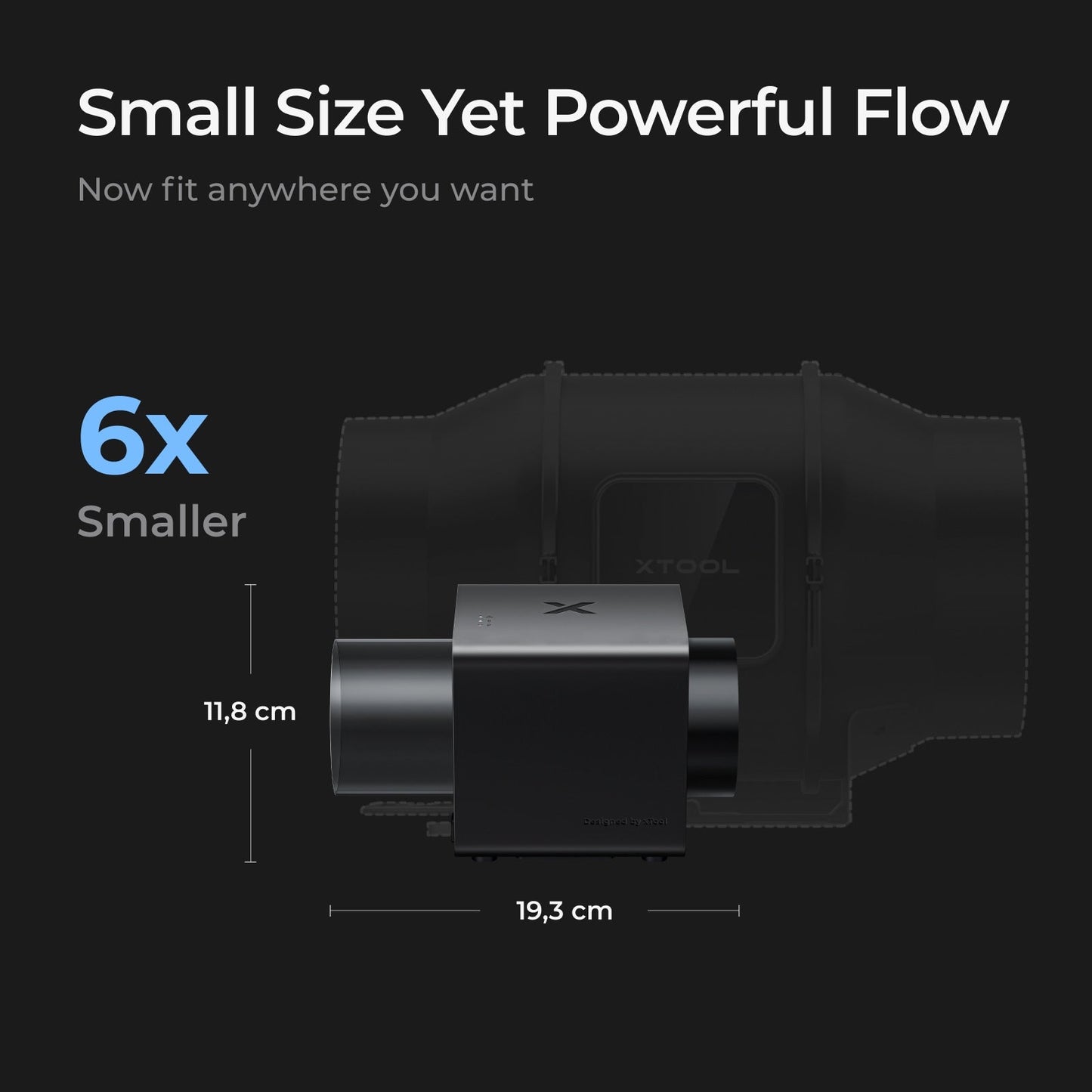 xTool SafetyPro IF2 Hyper Flow Inline Duct Fan