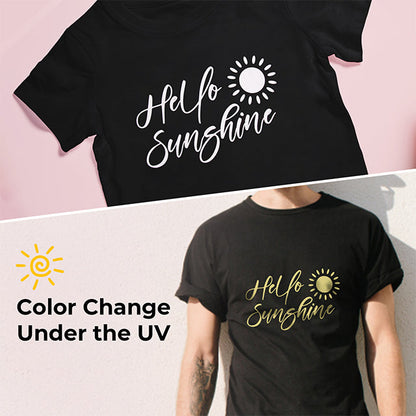 xTool Sun Color Changing Heat Transfer Vinyl - 20-pack