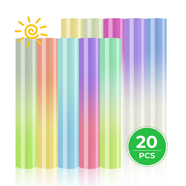 xTool Sun Color Changing HTV – 20-pack värmevinyl – 3DShoppen
